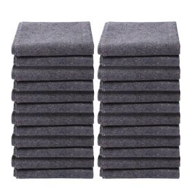 VEVOR Moving Blankets, 72" x 54", 21 lbs/dz Weight, 12 Packs, Professional Recycled Cotton Packing Blanket