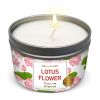 Magnificent 101 Lotus Flower Aromatherapy Candle ‚Äì 6 Oz - 24 Hour Burn | Soy Wax Tin Candle for True Love & Passion, Purification