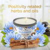 Magnificent 101 Positivity Aromatherapy Candle in 6-oz. Tin Holder: 100% Natural Soy Wax With Palo Santo & Lotus Flower Essential Oils and Pure Sage L