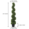 Topiary Tree Faked Potted plants Wholesale Garden Decorative Artificial Spiral Tree Artificial Bonsai