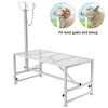 VEVOR Goat & Sheep Stand, 51x23 inch Livestock Stand, Metal Livestock Milking and Shearing Stand 21" to 33" Adjustable Height