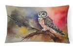 Watercolor Birds Throw Pillow Throw Pillow for Indoor Couch Bed Outdoor Patio Washable, Northern Hawk Owl 3243,12Hx16W