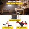 VEVOR LED Work Light with Stand, 10000 Lumen Dual-head LED Work Light with 27.6"-68.1" Adjustable and Foldable Tripod Stand
