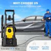 VEVOR Electric Power Washer, 2000 PSI, Max 1.65 GPM Pressure Washer w/ 30 ft Hose & Reel, 5 Quick Connect Nozzles, Foam Cannon