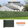 VEVOR Ivy Privacy Fence, 59 x 158in Artificial Green Wall Screen, Greenery Ivy Fence w/ Mesh Cloth Backing and Strengthened Joint