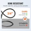VEVOR Pressure Washer Hose, 25 FT, 1/4" Kink Free M22-14mm Brass Thread Replacement For Most Brand Pressure Washers, 3/4'' Bending Radius