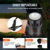 VEVOR Low Voltage Landscape Lights, LED Well Lights, 6W 12V-24V In-Ground Light, IP67 Waterproof Outdoor Landscape Lighting with Connectors
