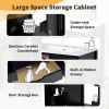 30 Inch Bathroom Vanity with Ceramic Basin, Soft Close Door, Built-in Hidden Drawer
