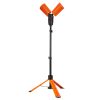 VEVOR Led Work Light, 2500 lm Led Light Stand, Work lights with stand, 27.6"-70" Adjustable, with Foldable Tripod Stand, Wireless Remote Control