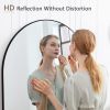 Dolonm 71x32 Inch Arch Full Length Mirror, Modern Design Standing Floor Mirror, Full Body Mirror for Living Room, Bedroom, Bathroom, Cloakroom