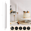 Tribello White Taper Candles, 14 Pack, 9" Unscented White Candlesticks for Home Decoration, Wedding, Holiday and Parties