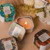 HiHas 8PCS Square-Shaped Scented Candle Gift Set, Soy Wax Jar Candles for Housewarming Gift, Unique Bulk Candles for Home Scented