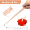 Plutput Stainless Steel Candle Wick Trimmer Snuffer Fire Extinguisher Bell Candle Accessories Rose Gold