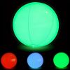 1 Pack, Glow Beach Ball(16"), Waterproof Inflatable Led Beach Ball 16 Colors 4 Light Mode, Pool Toy Glow Ball, Pool Party Decoration Beach Game