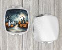 Ghosts Spooky Halloween Compact Mirror Decorative Travel Makeup Mirror for Women Girls Gifts Pocket Makeup Mirror Folding Handheld