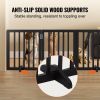 VEVOR Free Standing Dog Gate, 24" H x 60" W Freestanding Pet Gate, 3 Panels Foldable Dog Gate for Wide and Narrow Passageways