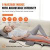 VEVOR Full-Body Massage Cushion with Heat, 10 Vibration Motor Massage Cushion Pad, Heating Vibrating Massage Mat & 5 Modes, 3 Intensities