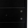 Shoe Cabinet , Shoe storage shelves, Black