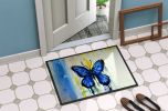 NEW Flutter Butterfly Doormat Front Door Mat Indoor Outdoor Rugs for Entryway, Non Slip Washable Low Pile, 18H X 27W
