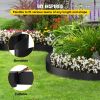 VEVOR Landscape Edging, 10 inch Depth 80 ft Total Length, Recycled HDPE Coiled Terrace Board, Flexible Bender Border for Landscaping, Lawn, Garden