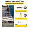 VEVOR Pool Safety Cover Fits 16x32ft Rectangle Inground Safety Pool Cover Green Mesh with 4x8ft Center End Steps Solid Pool Safety Cover for Swimming