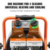 VEVOR Greenhouse Heater, 1500W Fast Heating with Overheat Protection, 2-Speed Setting Small Grow Tent Heater