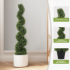 Topiary Tree Faked Potted plants Wholesale Garden Decorative Artificial Spiral Tree Artificial Bonsai