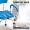 VEVOR Swivel Shower Chair 360 Degree, Adjustable Shower Seat with Pivoting Arms & Padded Bath Seat for Inside Shower or Tub