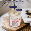 OSHINE Scented Candles Gift Sets Soy Wax Aromatherapy Candles Wood Lip Rubber Seal Cotton Natural Essenti Oil 5.3 oz 40 Hours for Datting,Proposal