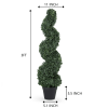 Artificial Spiral Tree Artificial Bonsai Topiary Tree Faked Potted plants Wholesale Garden Decorative
