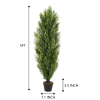 Christmas-like Artificial Cedar Cypress Plants Faux Boxwood Pine Greenery Trees Plantas Artificiales For Decor