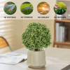 Green Grass Potted for Home Bathroom Office Desk Decor Wholesale Artificial Plants Plastic Plants Faux