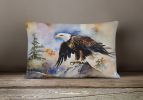 Watercolor Birds Throw Pillow Throw Pillow for Indoor Couch Bed Outdoor Patio Washable, Eagle 3210,12Hx16W