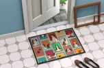 Lots of Shih Tzu Doormat Front Door Mat Indoor Outdoor Rugs for Entryway, Non Slip Washable Low Pile, 24H X 36W