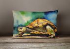 NEW Watercolor Wildlife Throw Pillow Throw Pillow for Indoor Couch Bed Outdoor Patio Washable, Tortoises 2995,12Hx16W