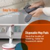 Effortless Wall Cleaning Mop with Disposable Pads,Versatile Triangle Design,Long Handle for High Reach,Perfect for Walls, Baseboards, and Ceilings