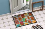 Lots of Ruby Cavalier Spaniel Doormat Front Door Mat Indoor Outdoor Rugs for Entryway, Non Slip Washable Low Pile, 24H X 36W