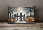 More Spooky Halloween Throw Pillow Throw Pillow for Indoor Couch Bed Outdoor Patio Washable, Vampires 2243,12Hx16W