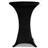 Stretch Standing Table Covers 4 pcs 31" Black