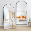 Dolonm 71x32 Inch Arch Full Length Mirror, Modern Design Standing Floor Mirror, Full Body Mirror for Living Room, Bedroom, Bathroom, Cloakroom