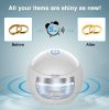 Vibration Cleaner Washing Jewelry Glasses Watch Dentures Ultrasonic Retainer Cleaner With UV Light