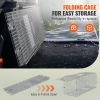 VEVOR Live Animal Cage Trap, 42" x 16" x 18" Humane Cat Trap Galvanized Iron, Folding Animal Trap with Handle for Stray Dogs, Armadillos, Raccoons
