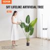 VEVOR Artificial Birds Of Paradise Tree, 5 FT Tall Faux Plant, PE Material & Anti-Tip Tilt Protection Low-Maintenance Plant