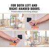 VEVOR Entry Lever Door Handle, 2 PCS Black Entry Knob, Lock and Key Locking Lever Set, Contemporary Square Door Lever