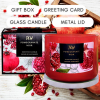 Pomegranate Noir 3 Wick Candle | Natural Soy Wax Candle for Home, 15.8 Oz Large Aromatherapy Candle for Relaxation, Scented Candle for Women and Men