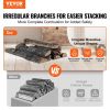 VEVOR 8 Pcs Oak Logs, Gas Fireplace Ceramic Logs for Fire place, Heat-Resistant Wood Log Gas Realistic Logs, Stackable Wood Branches for Gas Fireplace