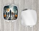 Werewolves Spooky Halloween Compact Mirror Decorative Travel Makeup Mirror for Women Girls Gifts Pocket Makeup Mirror Folding Handheld