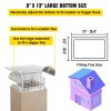 VEVOR Chimney Cap, 8" x 13" Flue Caps, 304 Stainless Steel Fireplace Chimney Cover, Adjustable Metal Spark Arrestor with Bolts Screws