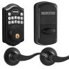 VEVOR Keyless Entry Door Lock with Handle, Electronic Keypad Entry Lever, Password and Key Unlock Combination Door Lock