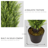Faux Boxwood Pine Greenery Trees Plantas Artificiales For Decor Christmas-like Artificial Cedar Cypress Plants